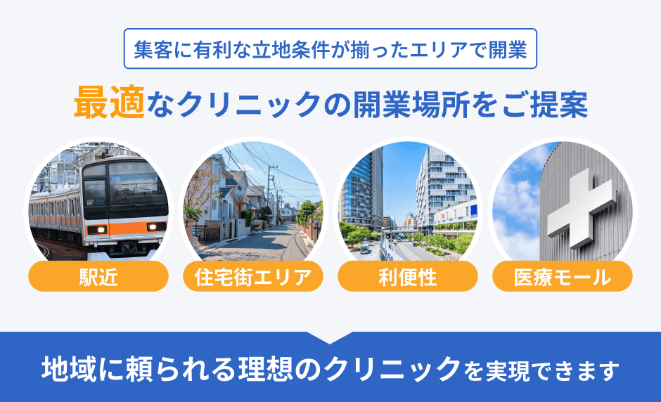 開業地の選定、診療圏調査